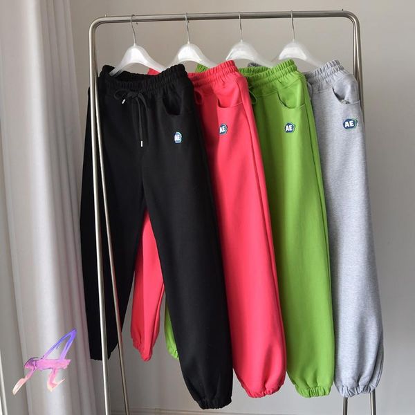 

adererror sweatpants men women patch embroidery ader error joggers ae printing pants trousers streetwear men's, Black