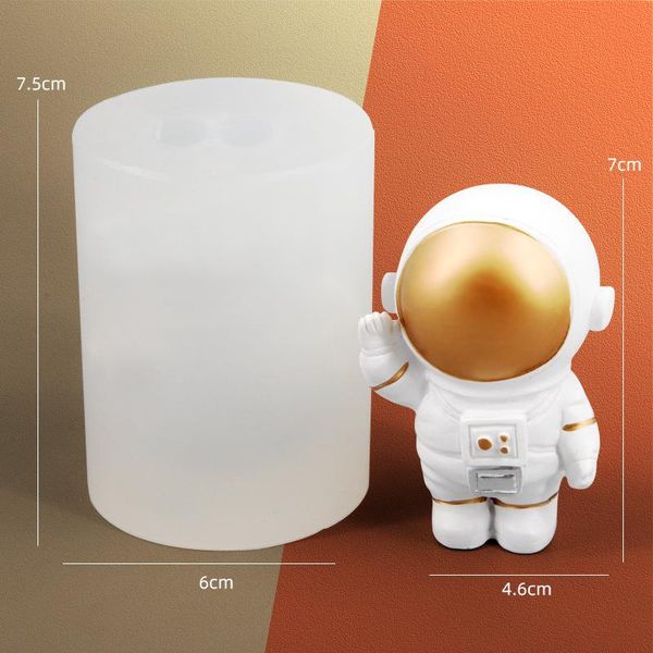 

craft tools cartoon astronaut silicone mold for candle soap cake making party wedding diy gift friends