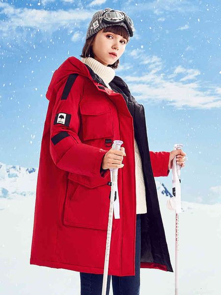 

women's down & parkas women's clothing, , down jacket, women's, hooded, long winter coat, women, canada, korean parka, chaque, Black