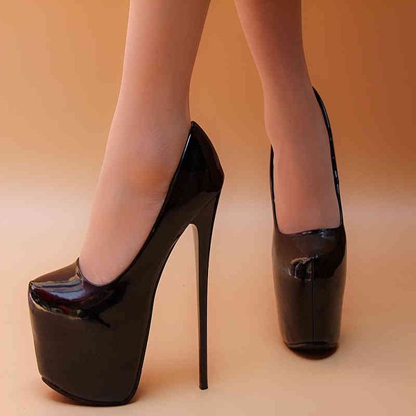 

ultra 17 cm high heels pumps white black party shoes nightclub platform wedding heel shoe for women