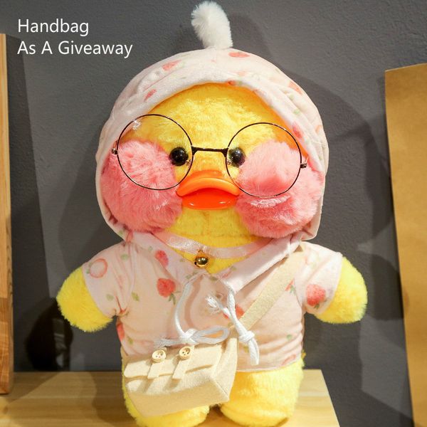 

30cm Little Yellow Duck Plush Doll Lalafanfan Ducks Stuffed Soft Toys Hyaluronic Acid Yellow Ducks Toys Birthday Gifts For Kids, 01