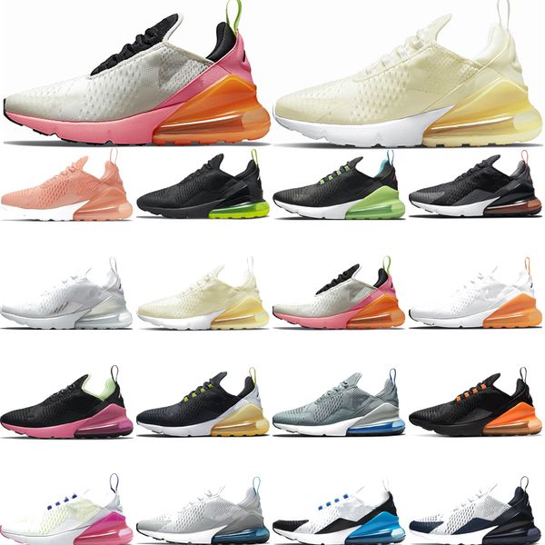 

popular men women running shoes mx 270s atomic pink black neon coconut milk colorful creamsicle do you go the extra smile halloween sneakers