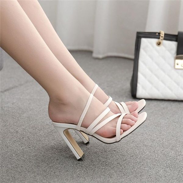 

sandals lemai high heels shoes women's summer heel fashion casual stiletto elegent party slip on woman, Black