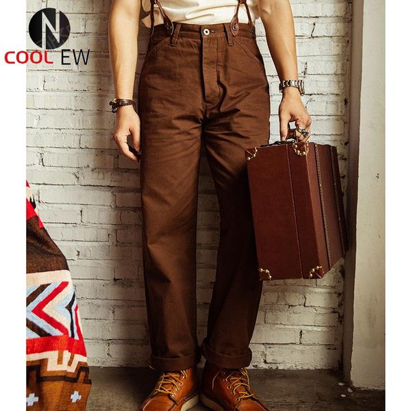 

men's jeans -0010 us army officer trousers heavy 310 gsm waist cotton casual chino vintage pants 3 colours, Blue