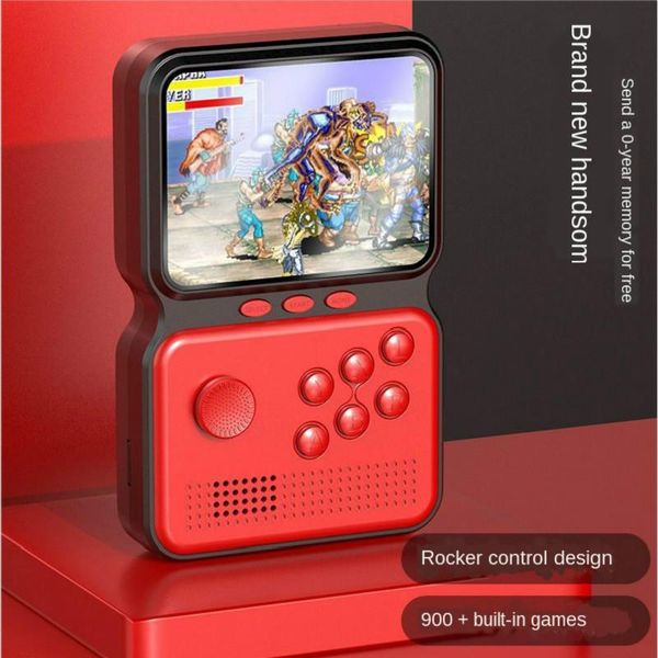 

handheld game console nostalgic arcade small portable card king of fighters tetris 3.0" retro 8 bit video games players