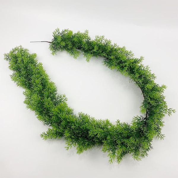 

decorative flowers & wreaths 1.6m cypress leaf wicker wreath wedding decoration simulation pine and diy christmas family party decorations