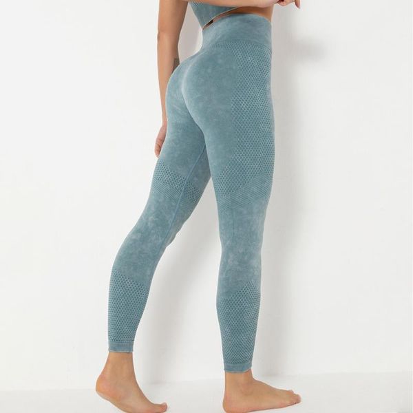 

yoga outfit pants high waist seamless leggings push up sport women print hip stretchy fitness running quickdry