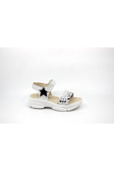 

sandals 325 female child straw braid sports, Black