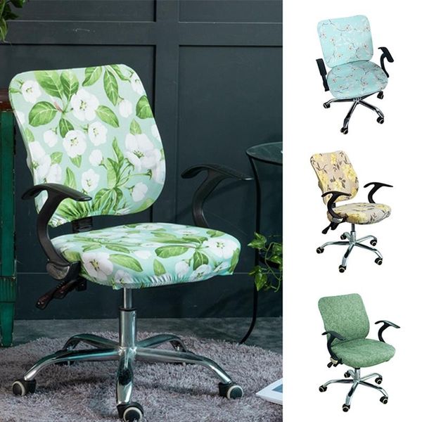 

chair covers 2pcs/set printed protector all-inclusive office cover elastic armchair home anti-dirty lift