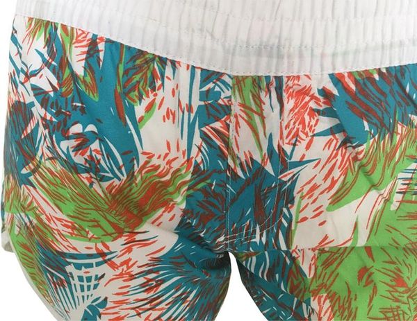 

very print summer women's beach shorts sports high waist thin quick dry running dro 01# men's, White;black