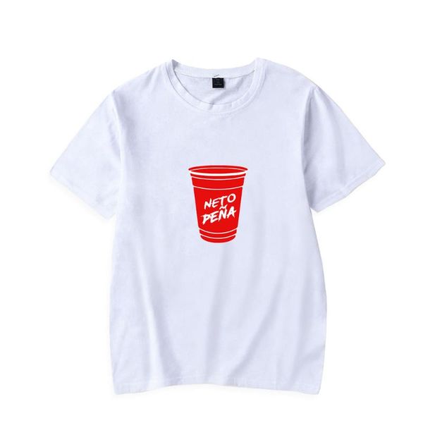 

neto peÃ±a fashion prints t-shirts women/men summer short sleeve harajuku tshirts casual streetwear t shirts men's, White;black