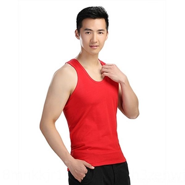 

8ku0 pure cotton vest women' summer vest youth elastic middle-aged and old summer loose all cotton dad fattening oversize men' t, White;black
