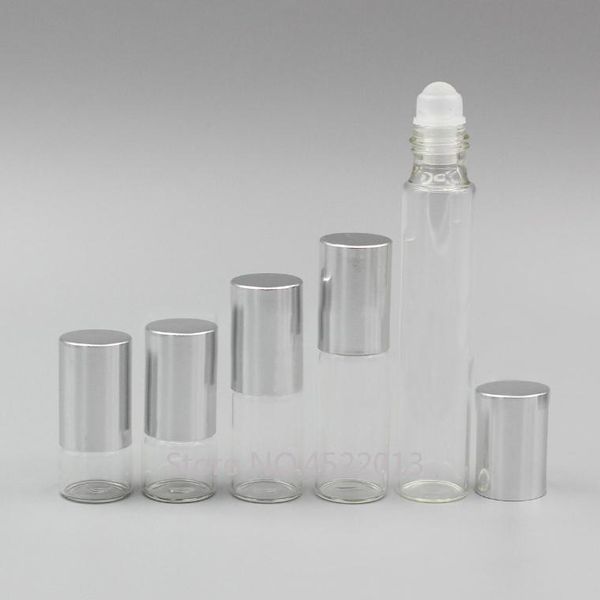 

storage bottles & jars 1ml2ml3ml5ml10ml empty mini small portable travel roll on perfume bottle, glass clear cosmetic essential oil refillab