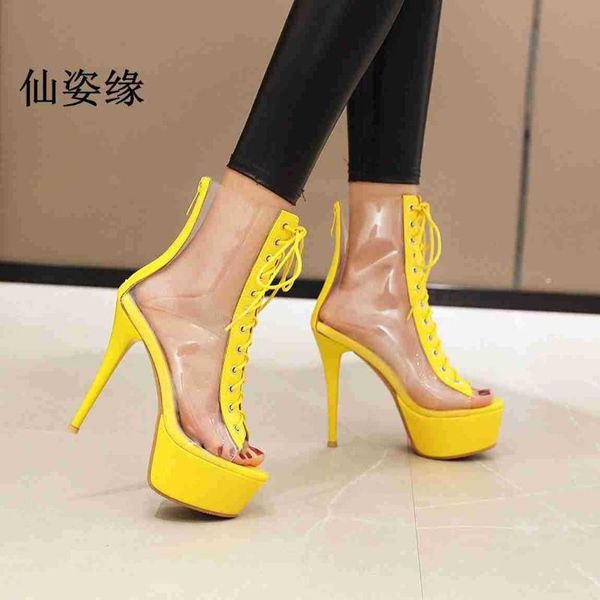 

sandals shoes women's summer night short boots large 40, Black