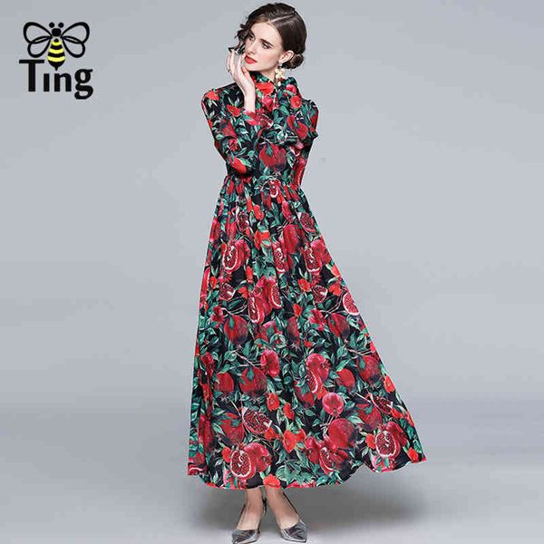 

aesthetic women clothes summer fashion floral chiffon a line maxi long party dinner dresses lady casual dress robes plus 210513, Black;gray