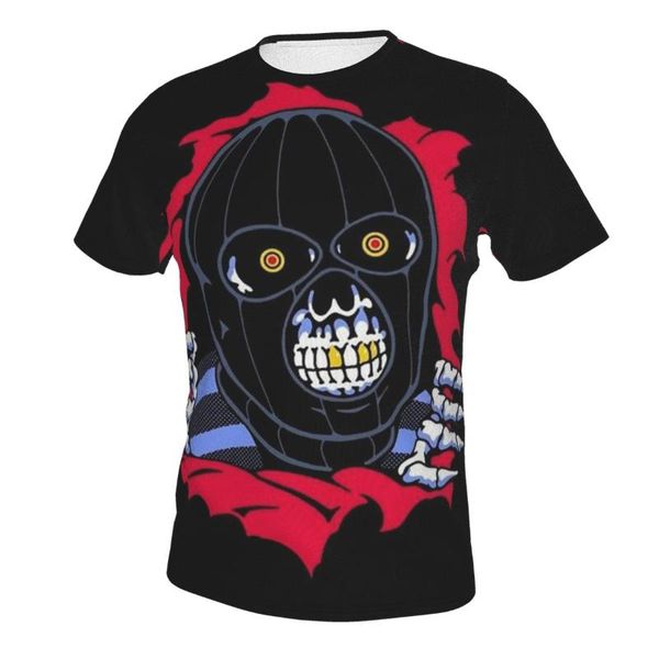 

men's t-shirts cartoon graffiti 2021 summer fashion3d-printed male t-shirt hip-hop street costume funny, White;black