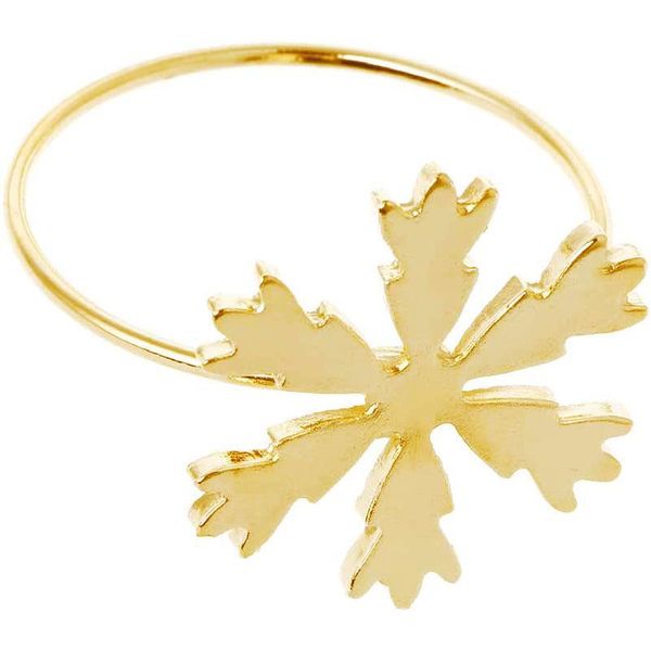 

12pcs/lot christmas snowflake napkin ring buckle for wedding party decoration rings