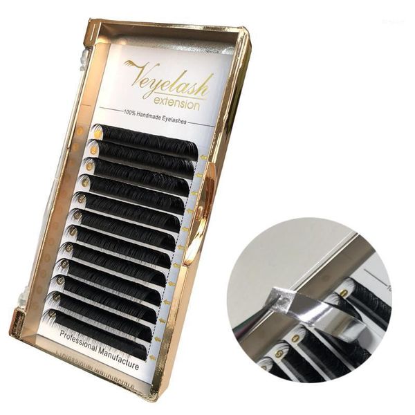 

veylash all size 12rows/tray individual mink eyelashes extension russian volume supplies false eyelash1