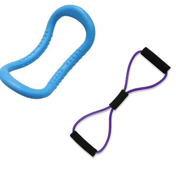 

yoga straps back stretch training ring for leg 2 pack resistance bands