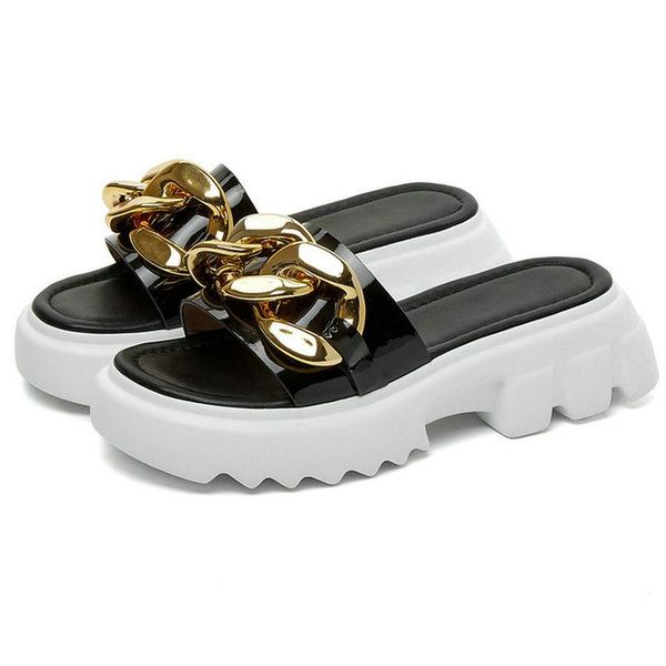 

platform sandals for women open toe black shoes 2021 summer night club flat