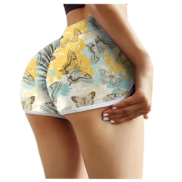 

women's yoga short high waist sports shorts athletic gym workout fitness leggings briefs breathable clothing, White;black