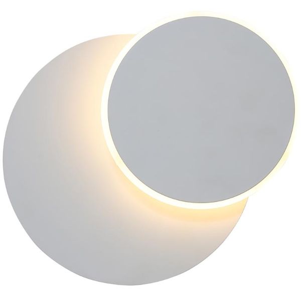 

wall lamps nordic postmodern creative living room dining bedroom bedside lamp circular rotation led
