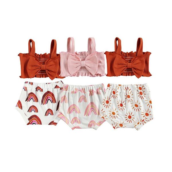 

clothing sets baby boy girl summer clothes special letter printed short sleeve romper leopard long pants headband born set, White