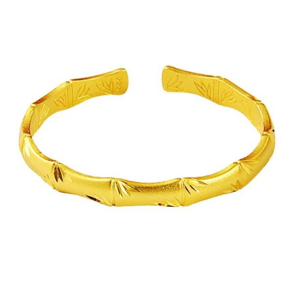 

bangle fashion trend light luxury bamboo opening bracelets for women girlfriend fahsion jewelry valentine's day gift, Black