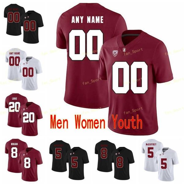 

ncaa college jerseys stanford cardinal 12 andrew luck 13 alijah holder 15 davis mills 18 austin hooper custom football stitched, Black