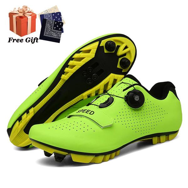 

cycling footwear microfiber mountain bike shoelace lock turn buckle road shoes without rubber sole training, Black