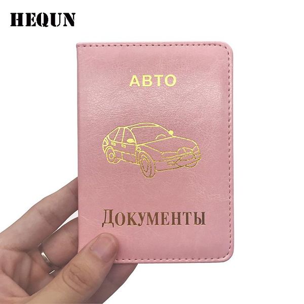 

card holders hequn fashion driver's license holder women leather tickets cards men casual documents organizer, Brown;gray