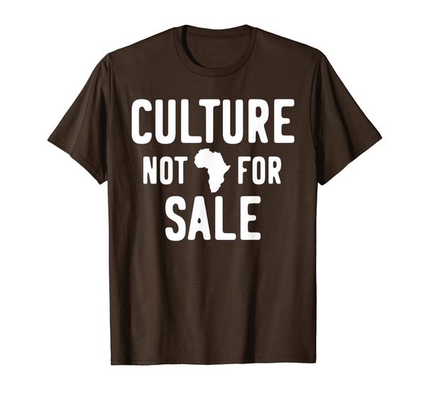 

culture not for sale t-shirt black history month africa, White;black