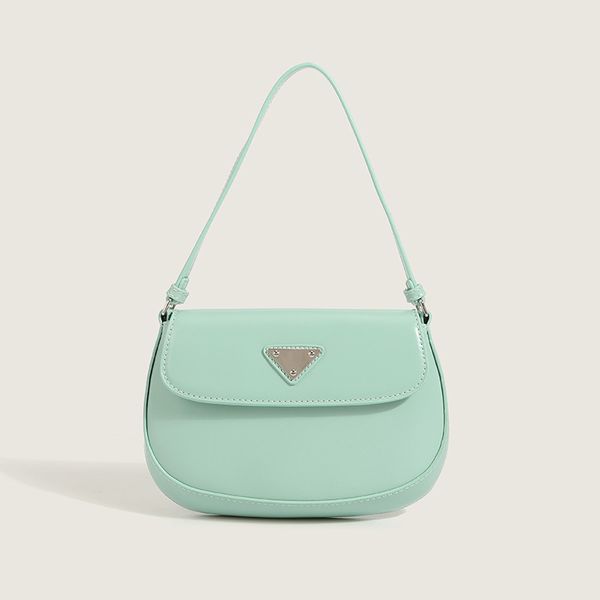 

bags bag female 2021 star same style bright face flip single shoulder armpit bag crescent magic stick zhonggu net red