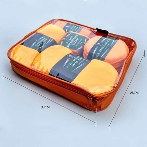 

9pcs car cleaning and detailing kit wash tools, miand pads l9ce sponge
