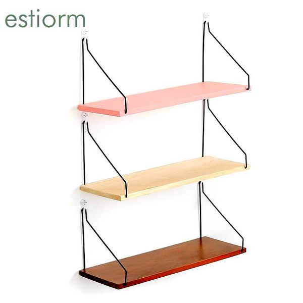 

fashion decorative wooden wall shelf solid wood shelves mounted storage for kitchen bathroom decoration other home decor