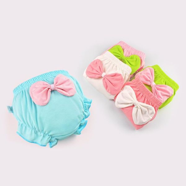 

panties 2021 fashion bow 5pieces/lot baby kids bowknot underwear girls pant 100%cotton born briefs cute, Camo