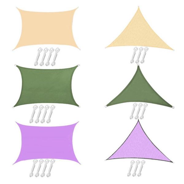 

shade outdoor anti ultraviolet four corner sunshade sail garden pool courtyard awning cloth sunscreen triangular