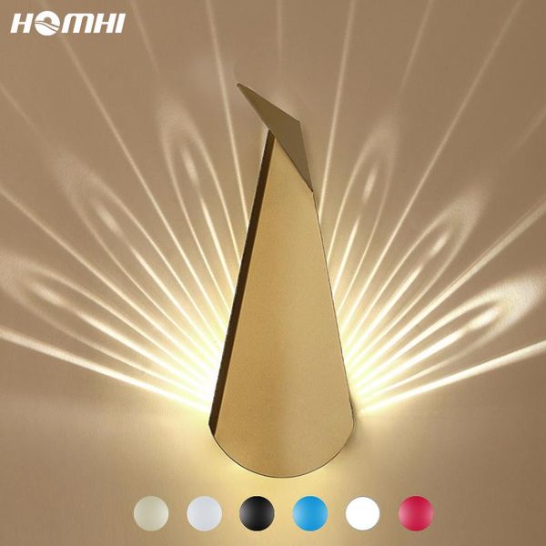 

wall lamp golden peacock led light nordic sconces lighting niches for decoration trap verlichting room lights decor animal bird