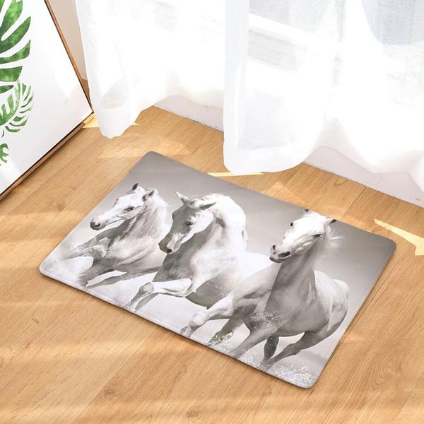 

carpets in 2021, the modern style of painting dog antideslizantes print carpet outdoor bedding door mat