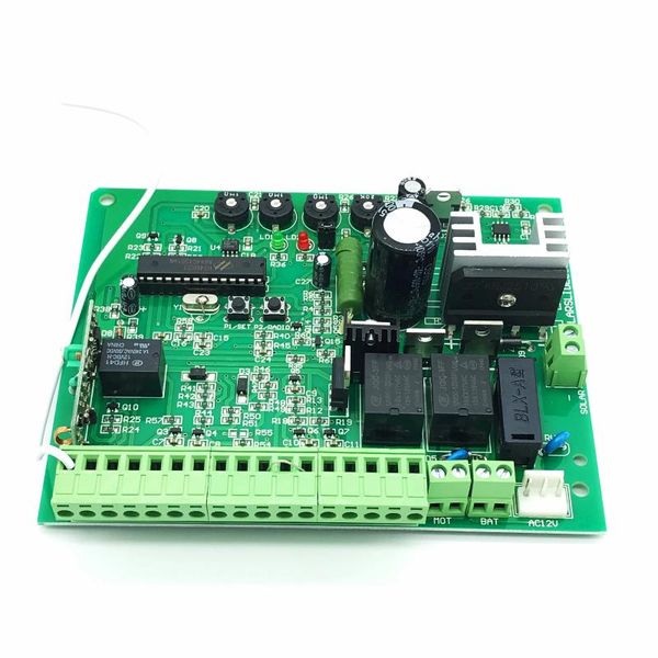 

kinjoin dc12v or dc 24v sliding gate control board extel avidsen with spring limit switch and solar power function fingerprint access