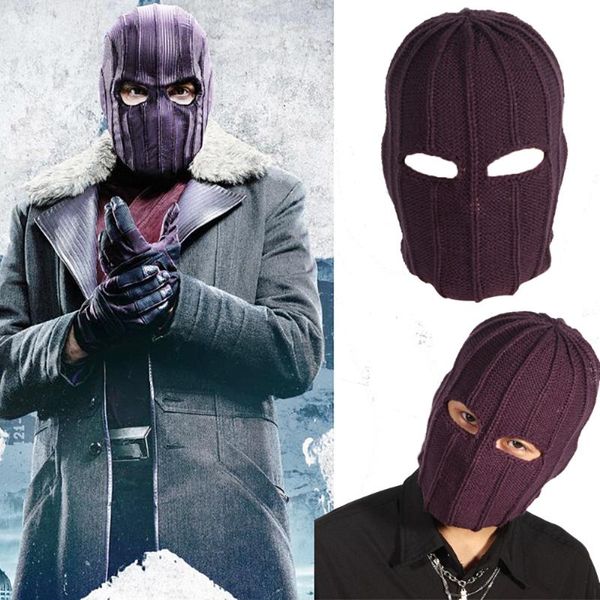 

other event & party supplies baron zemo knitted full face mask the falcon and winter soldier cosplay headwear