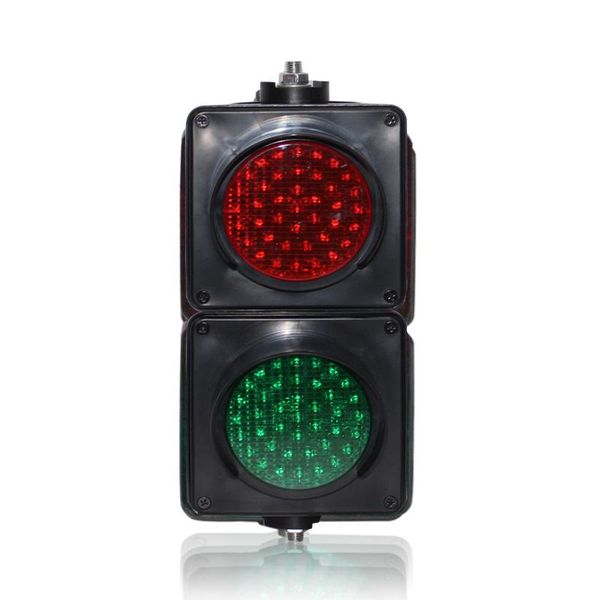 

factory price colored lens dc12v 100mm traffic light