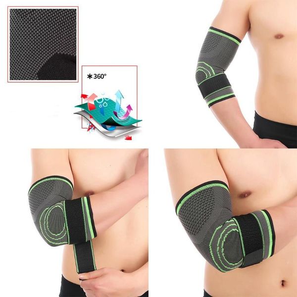 

elbow & knee pads solid fastening tape adjustable hand protector breathable, soft outdoor sport protection, Black;gray