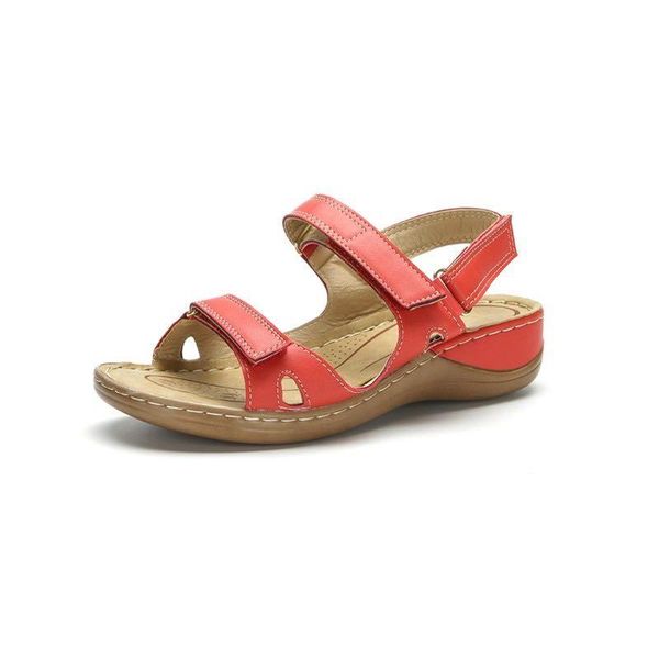 

explosion models summer super comfortable casual wild soft bottom women's sandals buckle open toe magic towel shoes, Black