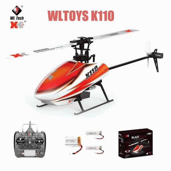 

drones original wltoys xk k110 rc mini drone 2.4g 6ch 3d 6g system brushless motor quadcopter remote control toys for kids gifts