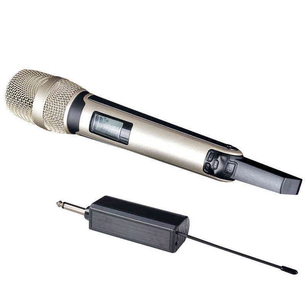 Mikrofone Wireless Karaoke Mikrofon Dynamische UHF Home Studio Aufnahme Für Computer Audio Professionelle DJ Lautsprecher Konferenz T220916