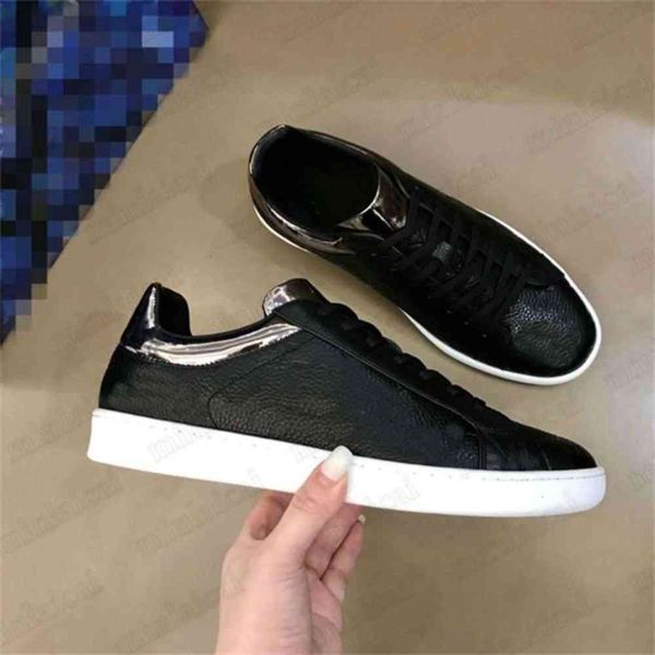 

luxembourg mens sneaker white leather embossed designer shoes for man luxembourgs trainer sports sneakers flat rubber outsole mono lin151212, Black
