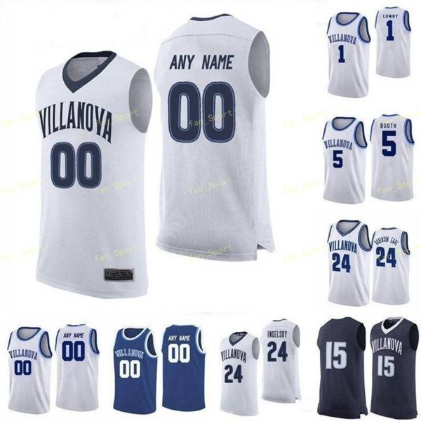 

ncaa college villanova wildcats basketball jersey 20 kevin hoehn 21 dhamir cosby-roundtree 23 jermaine samuels jr custom stitched, Black