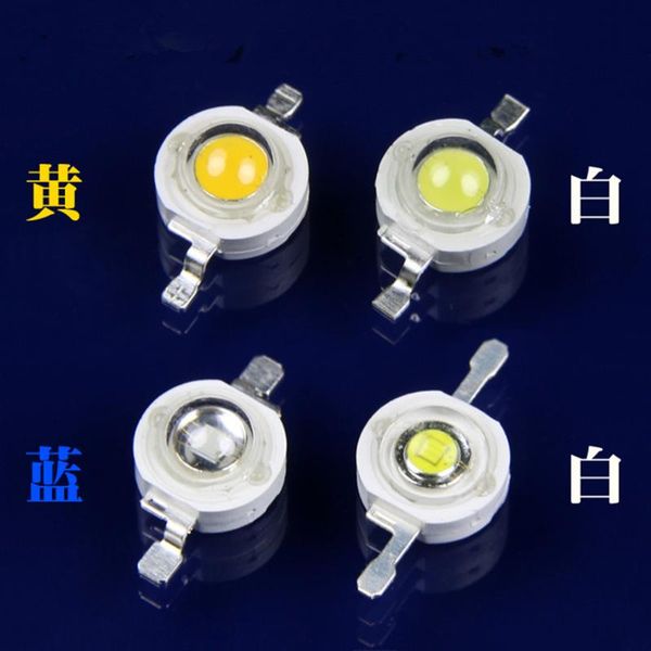 

light beads 3w led lamp bead blue white yellow color diode ,1000pcs/lot