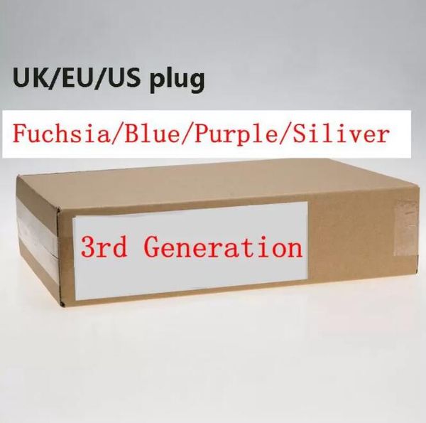 

generation 3rd no fan hair dryer professional salon tools blow dryers heat super speed us/uk/eu plug purple color